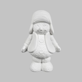Ceramic Bisque Eddie Snowman - Case of 6 Ceramic Bisque Eddie Snowman - Case of 6